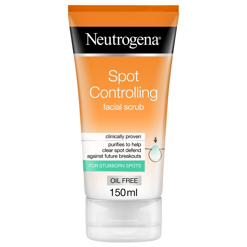 Neutrogena Spot Controlling Facial Scrub 150ml Glossmeup 2243